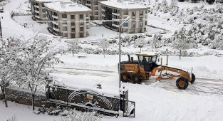 Muğla'da Kar Kalınlığı 30 Santimetreye kadar Ulaştı
