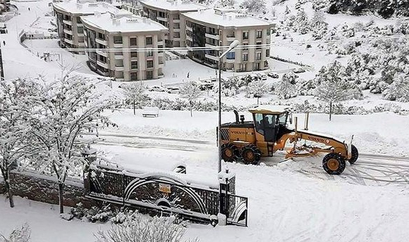 Muğla&#039;da Kar Kalınlığı 30 Santimetreye kadar Ulaştı