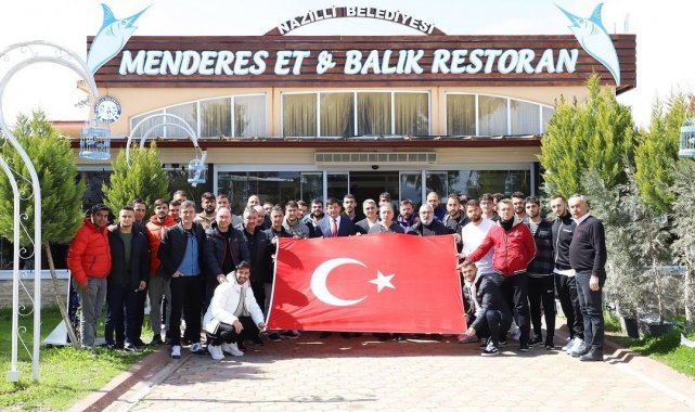 Nazilli Belediyespor kulüp başkan adayı Ünal'dan moral yemeği