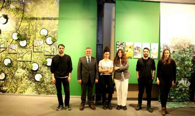 Nilüfer Sanat Çalıştayı'nın eserleri bu sergide