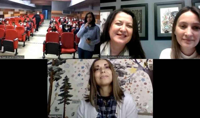 Nilüfer&#039;de çocuklarla online kitap söyleşileri