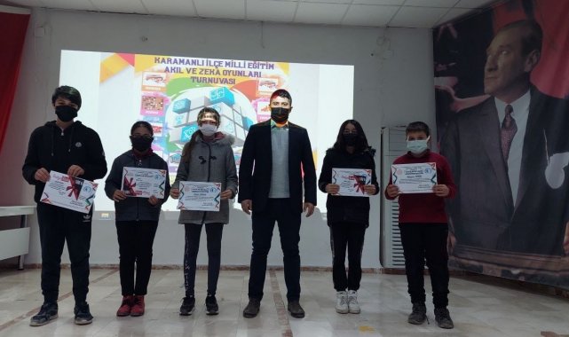 Öğrenciler akıl ve zeka oyunlarında yarıştı