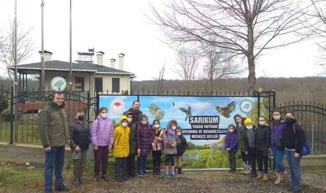 Öğrenciler yaban hayatını yerinde inceledi