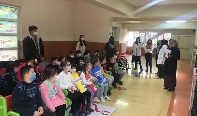 Öğrencilere 112 Acil Çağrı eğitimi verildi