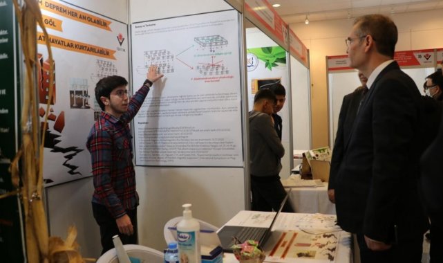 Öğrencilerin 102 projesi yarıştı