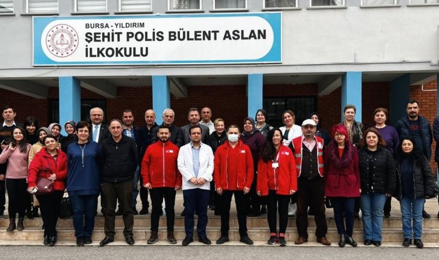 Öğretmen ve velilerden anlamlı 'kan'panya