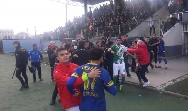 Olaylı maç sonrası kamu malına zarar verenler hakkında işlem başlatıldı