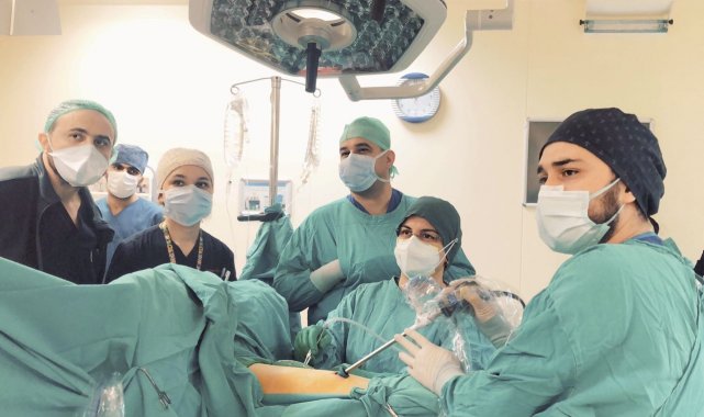 OMÜ Tıp Fakültesi Hastanesi başarılı kapalı ameliyatlarla dikkat çekiyor