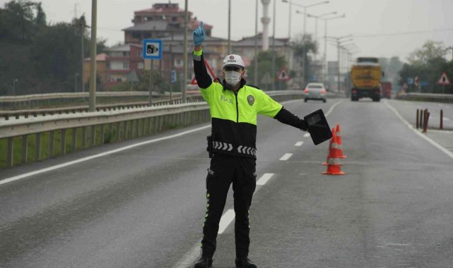 Ordu'da bir haftada 75 sürücünün ehliyeti geri alındı