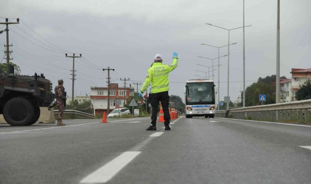 Ordu'da trafik denetimleri