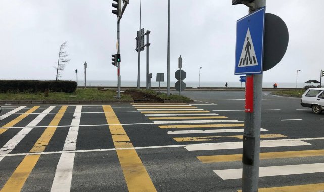 Orta refüjde biten yaya geçidi için çalışma başlatıldı