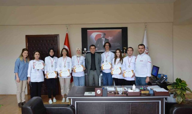 Ortaca Meslek Yüksekokulu aşçılık programı öğrencilerinden yedi madalya