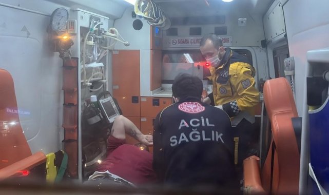 Ortaköy&#039;de silahlı kavga: Kavgayı ayırmaya çalışan motokurye bacağından vuruldu