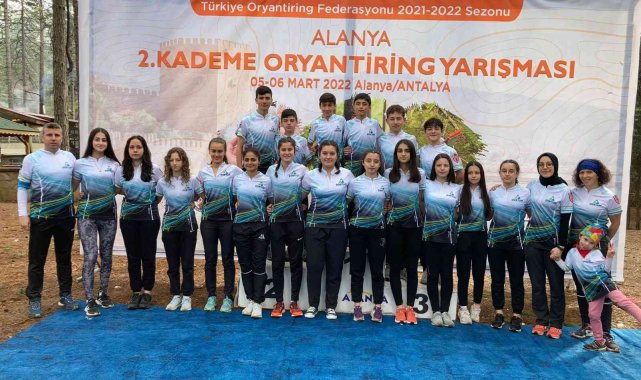 Oryantiring sporcular 13 madalyayla döndü