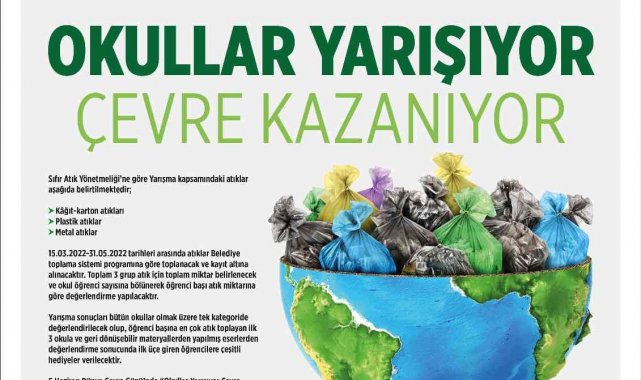 Osmangazi&#039;de öğrenciler çevre için yarışacak