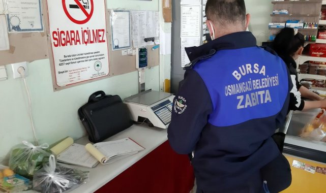 Osmangazi&#039;de zabıtadan her gün KDV denetimi