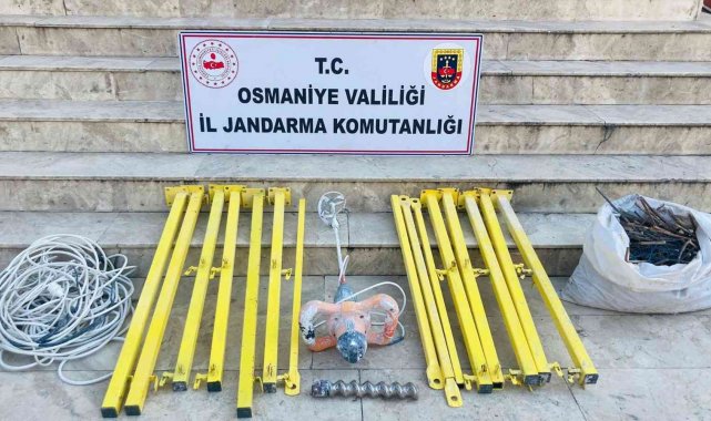 Osmaniye'de inşaat malzemesi çalan şüpheli yakalandı
