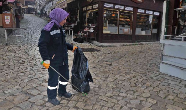 Osmanlı kenti Safranbolu'nun cadde ve sokakları kadınlara emanet