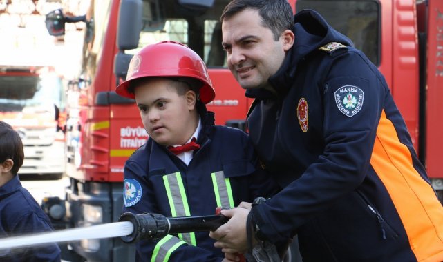 Özel öğrenciler itfaiye teşkilatının konuğu oldu