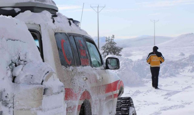 Paletli ambulanslar Erzincan'da 55 hastanın derdine derman oldu