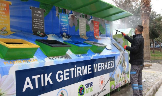 Pamukkale&#039;de temizlik çalışmaları devam ediyor