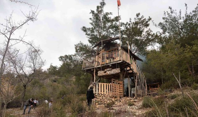 Pandemi döneminde yaptı, doğa ile iç içe stres atıyor