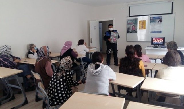 Polis ekiplerinden KADES bilgilendirmesi