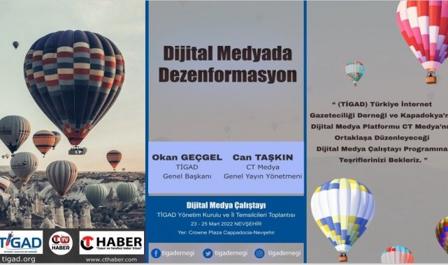 &quot;Dijital Medyada Dezenformasyon&quot; Çalıştayı Nevşehir&#039;de yapılacak