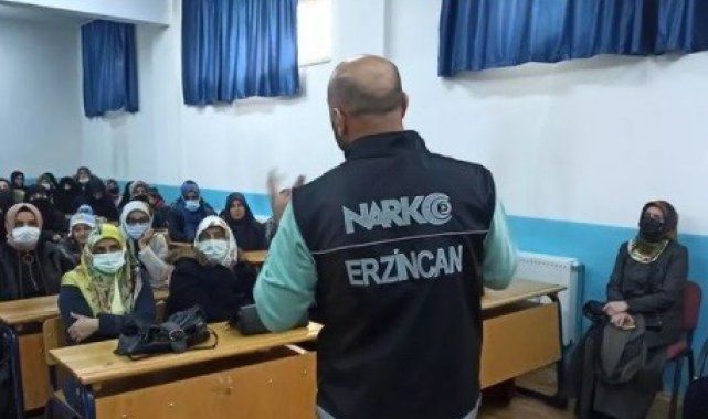 &quot;En İyi Narkotik Polisi: Anne&quot; projesi Erzincan&#039;da faaliyetlere devam ediyor