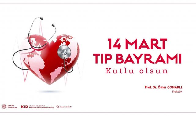 Rektör Çımaklı: "14 Mart Tıp Bayramı kutlu olsun"