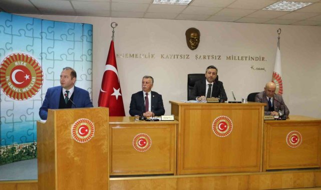 Rize İl Özel İdaresi 2021 faaliyet raporu ve kesin hesabı mecliste kabul edildi