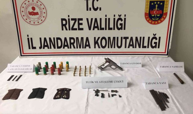 Rize&#039;de silah kaçakçılığı operasyonu