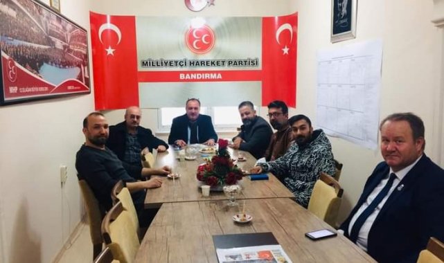 Roman Kültür Sanat Derneğinden MHP'ye ziyaret