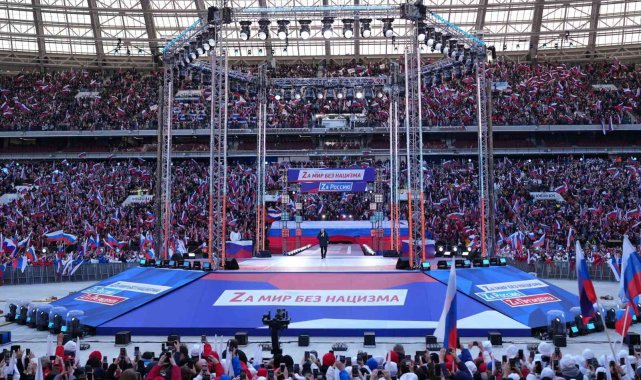 Rusya'da, Kırım'ın ilhak edilişinin 8. yıldönümü kutlandı