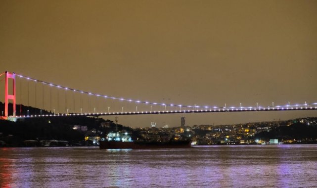Rusya'dan gelen tonlarca ayçiçeği yağı yüklü gemi İstanbul Boğazı'na ulaştı