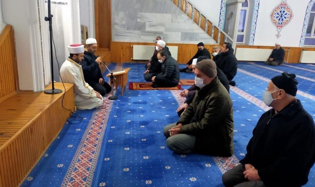 Sabah namazı buluşması Vali Kızılkaya&#039;nın da katılımıyla gerçekleştirildi