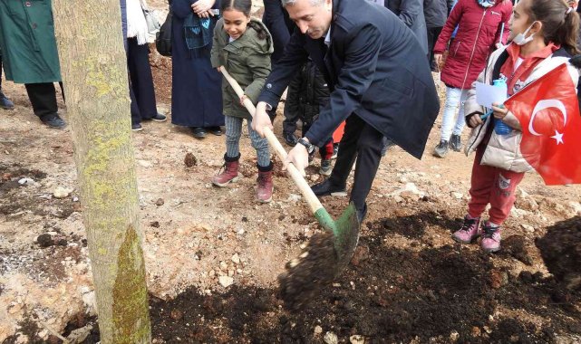 Şahinbey&#039;de ağaç dikim töreni yapıldı