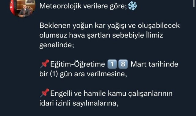 Sakarya'da eğitime kar engeli