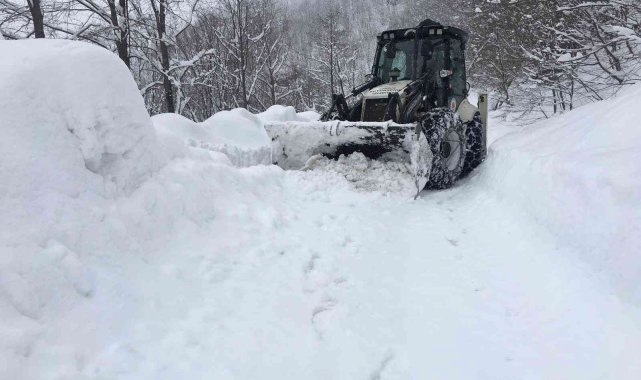 Samsun'da 110 mahalle yolu kar nedeniyle ulaşıma kapandı