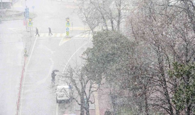 Samsun'da kuvvetli kar yağışı