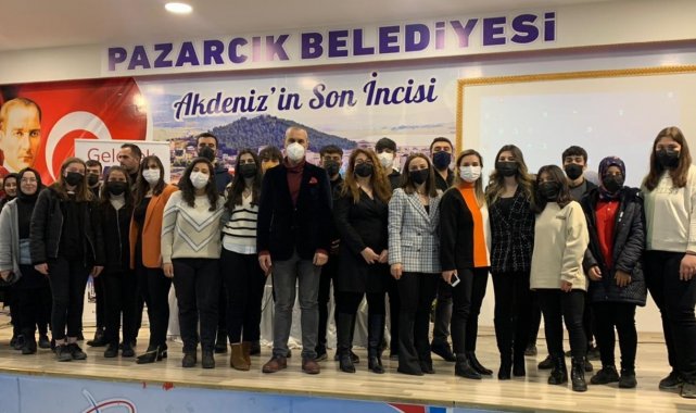 SANKO Üniversitesi akademisyenleri Pazarcık'ta öğrencilerle buluştu