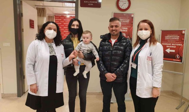 Savaş bölgesinden gelen Ukraynalı bebek Ordu'da muayene oldu
