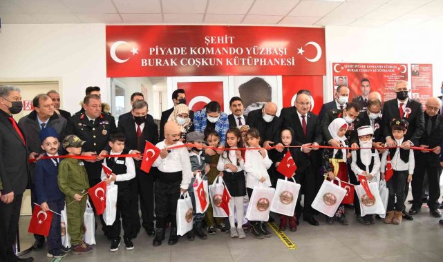 Şehidin adı kütüphanede yaşayacak