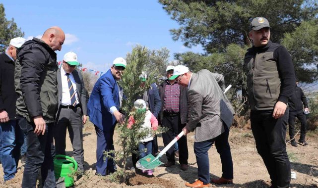 Şehit Yaşar Cinbaş Hatıra Ormanı Kırkağaç'ta törenle açıldı