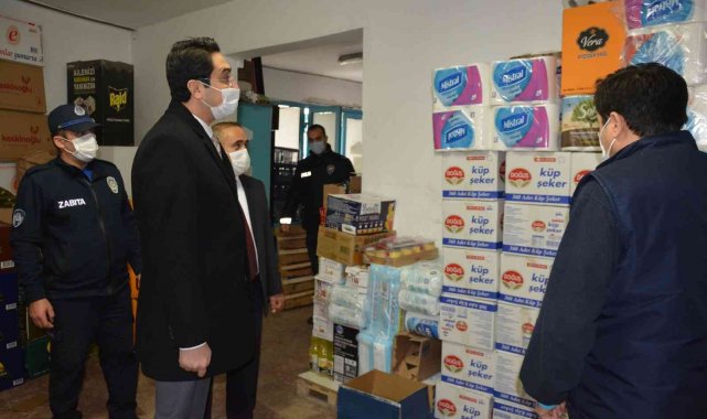 Selendi'de Kaymakam Yıldırım'dan stok uygulaması