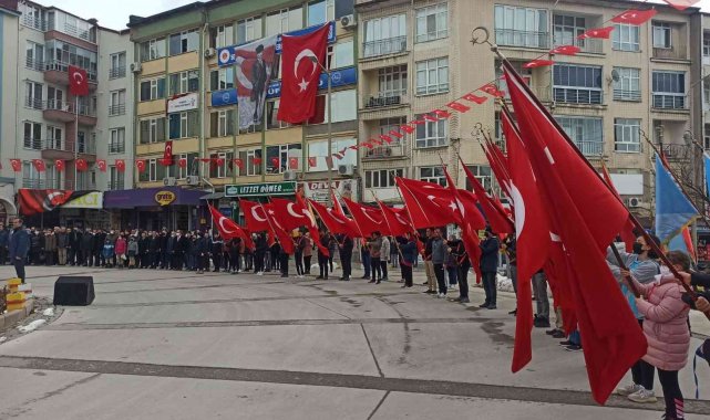 Seydişehir'de Çanakkale Zaferi'nin 107. yıl dönümünde şehit yeğeni duygulandırdı