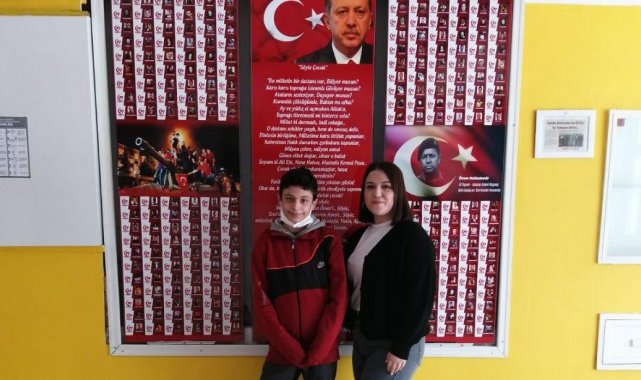 Şiir yarışmasında Yıldıray Baş ilçe bazında birinci ve Türkiye ikincisi oldu