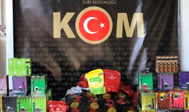 Siirt'te gümrük kaçağı tütün ele geçirildi