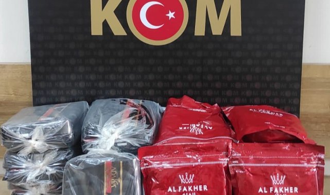 Siirt'te gümrük kaçağı tütün ele geçirildi