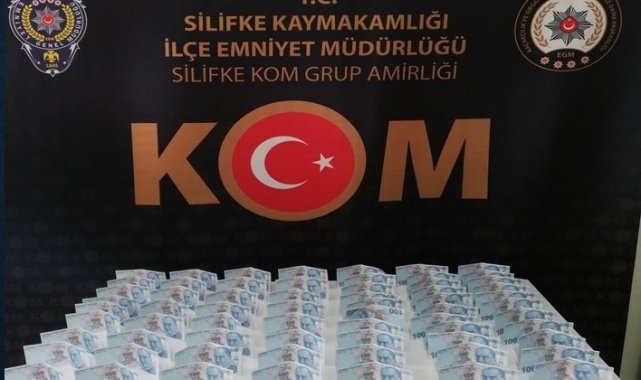 Silifke'de 6 bin 500 lira sahte para ele geçirildi